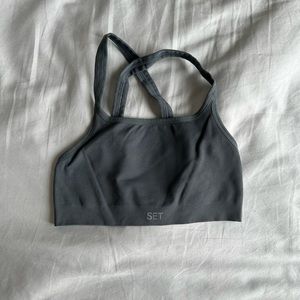 Set Active Sculptflex Box X Sports Bra - Slate